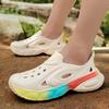 Summer Men Sandals Beach Slippers Fashion Outdoor Slippers Casual Beach Water Sports Shoes Breathable Hollow Flip Flops Cheap Male Aqua Sneaker