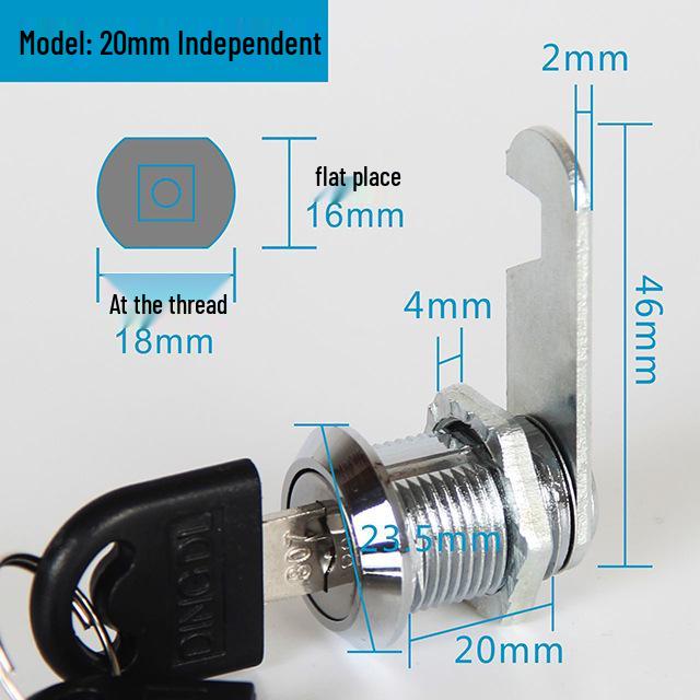 Mehrzweckschloss für Briefkasten, Schrank, Schublade und mehr