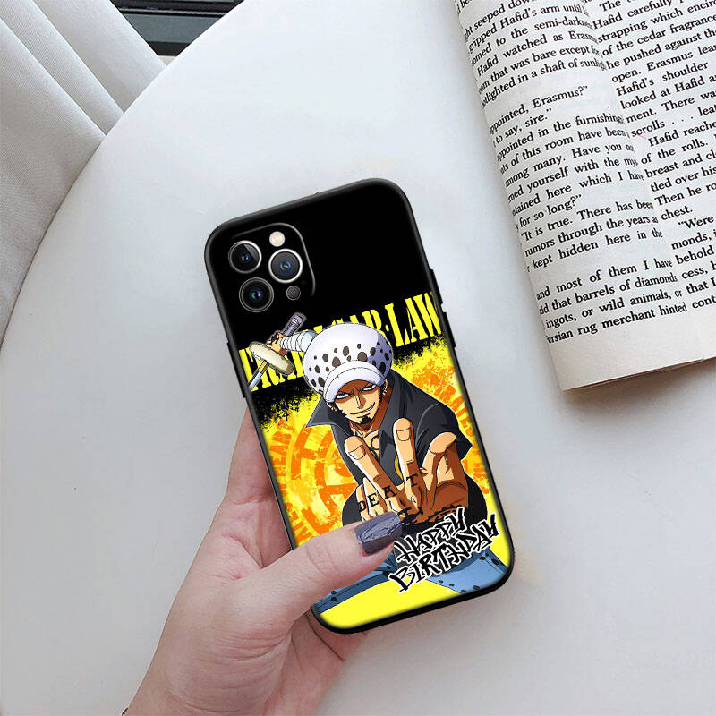 MH117 One Piece Law Phone Shell Case for iPhone 7 8 11 12 13 14 15 16 17 16E XS Pro Max XR X SE Air