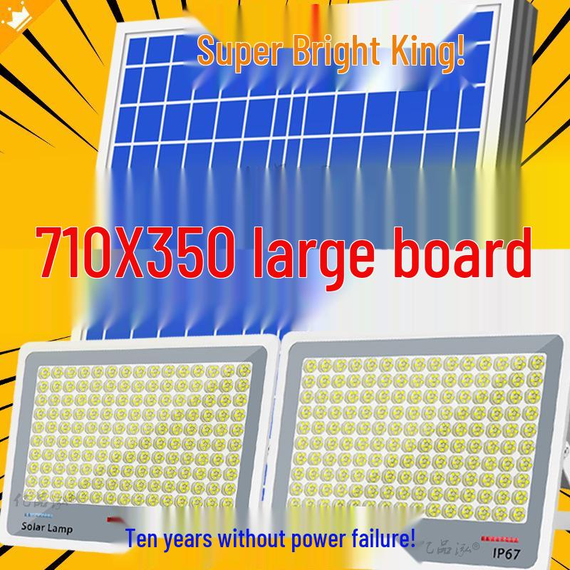 2024 Model: High-Power Solar Courtyard & Indoor Light - Super Bright, One-to-Two Street Light