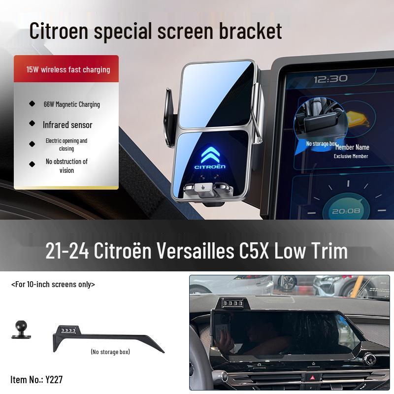 Citroën Versailles C5X Phone Holder - Fixed Mobile Car Mount Interior Decor