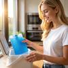 Bolsa de Hielo Reutilizable para Aire Acondicionado y Refrigerador Portátil, Paquete de 400 ml para Transporte y Fiambrera