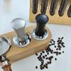 1Pc Coffee Tamper, Coffee Tamper, Stainless Steel Smooth Bottom or Threaded Bottom, Three Sizes: 51mm, 53mm, and 58mm
