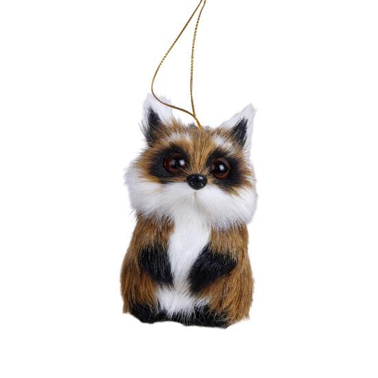 

Cute Plush Raccoon Doll with Lanyard Soft Fluffy Raccoon Animal Pendant for Bags Keys Christmas Trees Collectible Gifts for Kids Adults світло-коричневого кольору