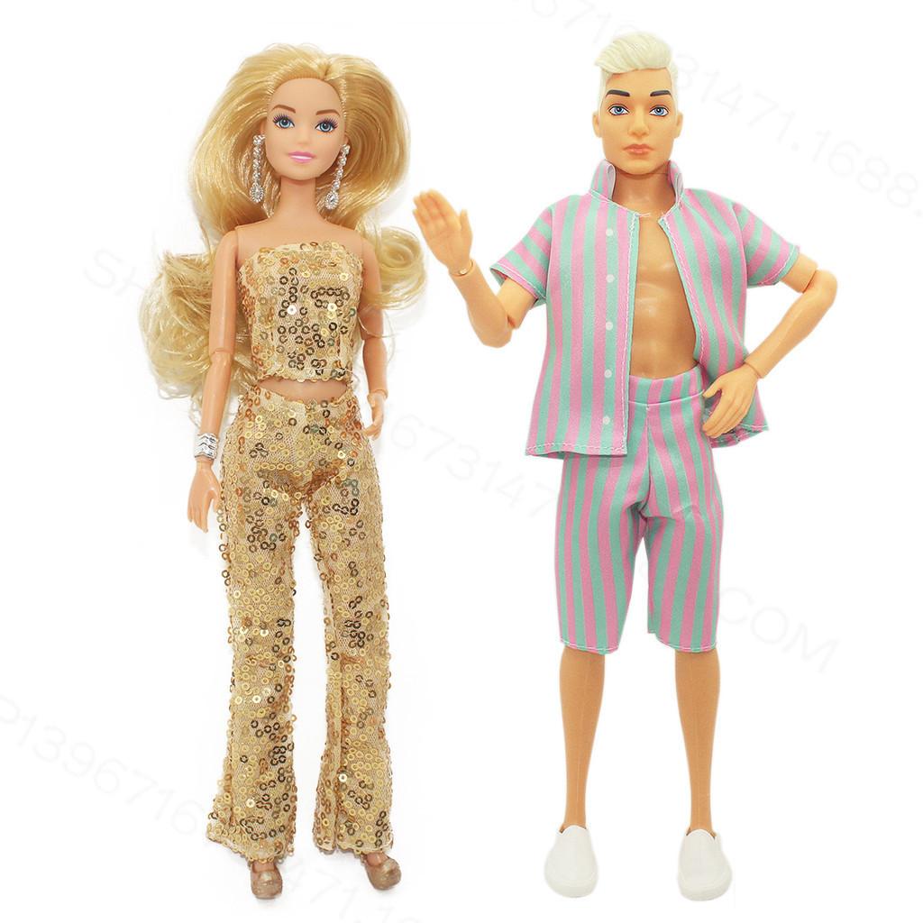 Authentic Barbie Movie-inspired Royal Couple Dolls Set Eco-friendly 30cm Collectibles