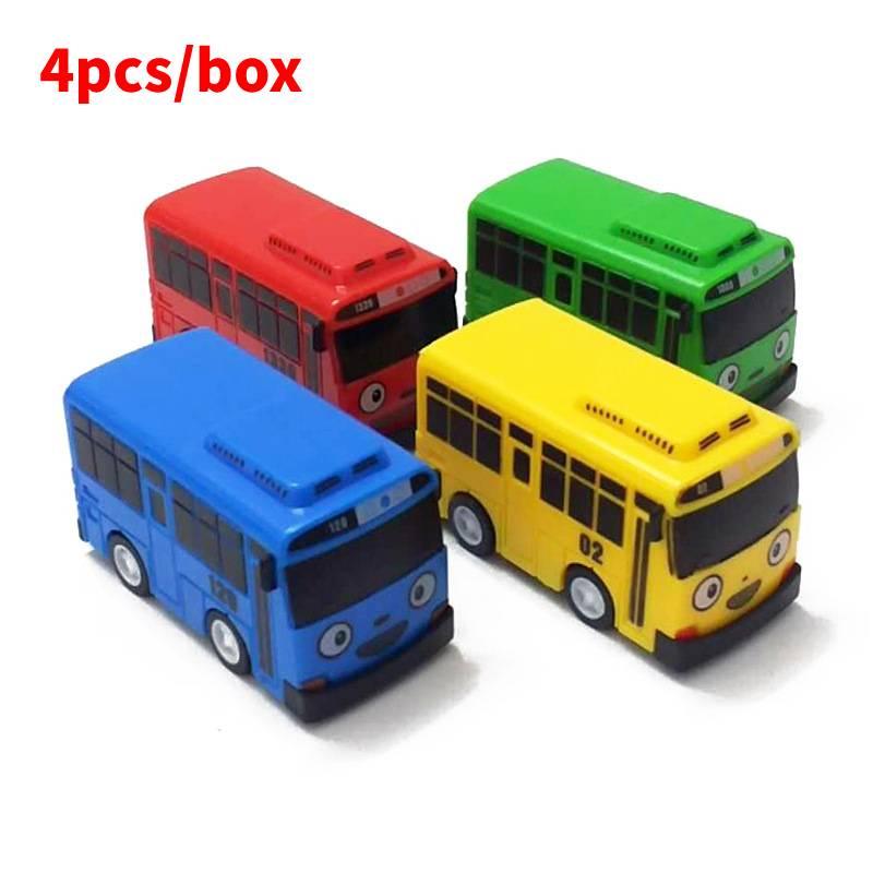 High-quality Mini Bus In Nine Colors With Working Doors Educational Toy Set