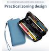 Damen Geldbörse Lange Leder RFID Top Lederhandtasche Weiches Leder Einfache Brieftasche Handytasche