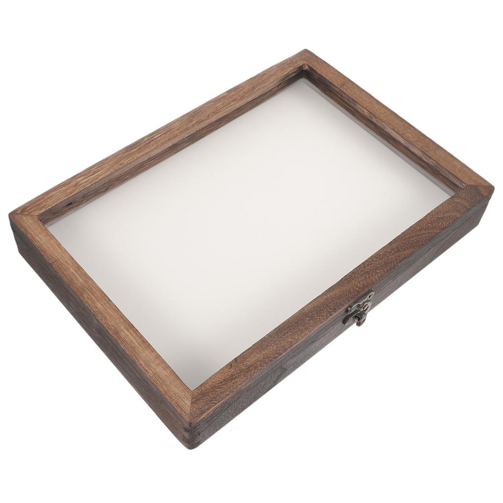 Schmetterlings-Proben-Display-Box, Ständer, Insektenbehälter, Schmetterlinge, Fall, Holzschaukasten, Flanellhalter, Pin