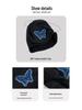 Women's Butterfly Retro Knitted Hat - Autumn/Winter Warm, Solid Color, Rolled Edge Pullover, Small Face Enhancing Design