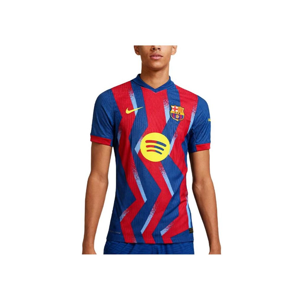 Nike Player Edition Saison 25/26 Barcelona Drittes Auswärts Bequem Buchstaben Kurzarm Fußballtrikot Herrenhemden FZ1311-432