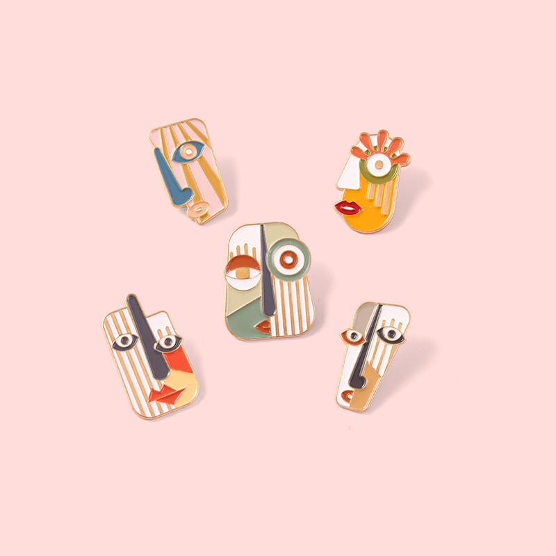 Brooches Artistic Geometric In Alloy Material For Trendsetting Accessories Fashion