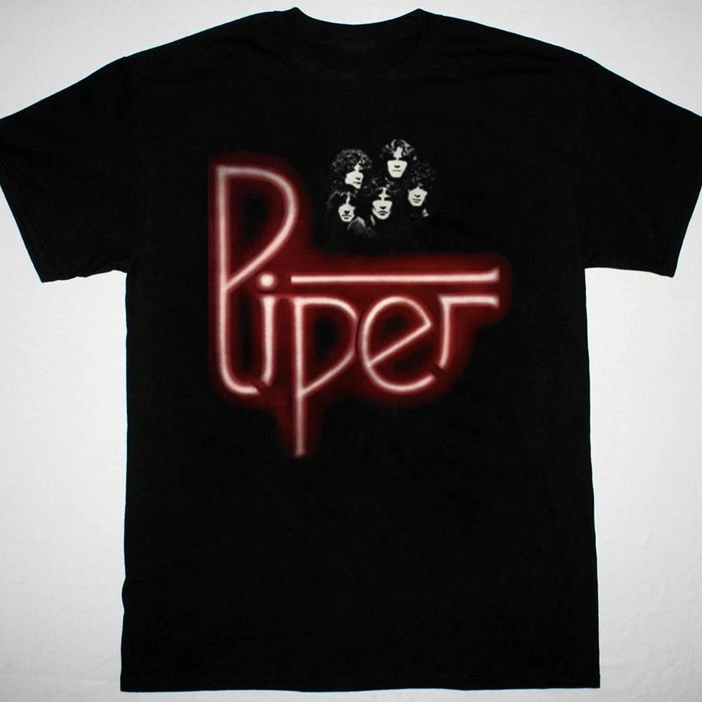Piper Self Titled Featuring Billy Squier black T-shirt Unisex S-5Xl 2F73