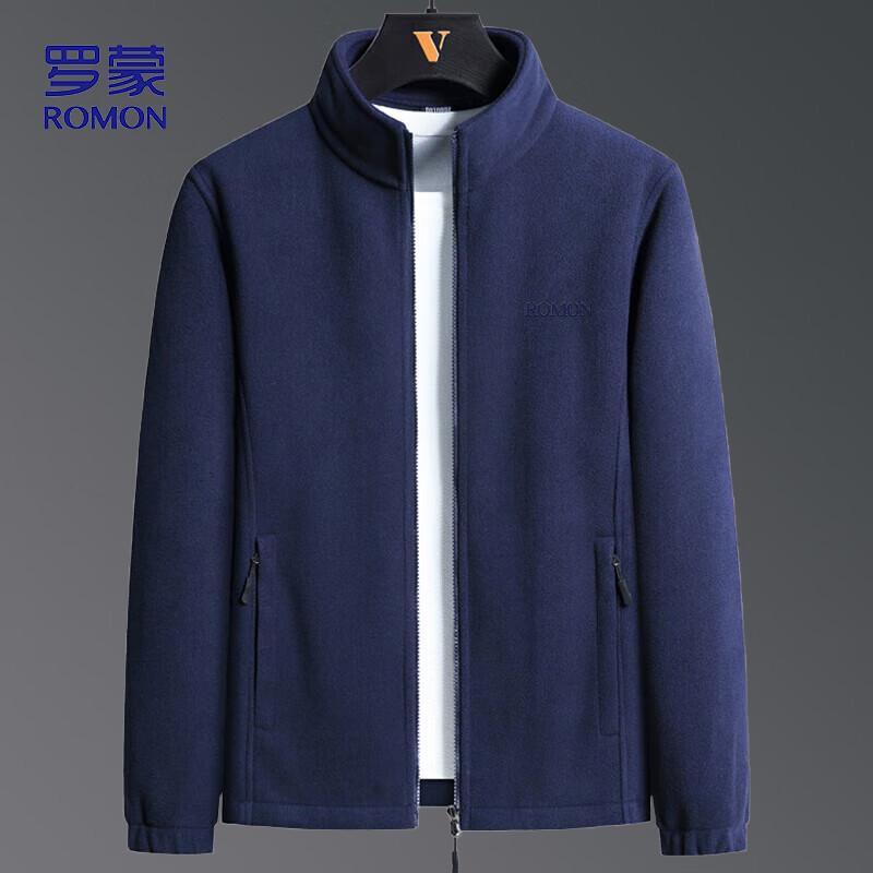 ROMON Men's Business Casual Fleece Jacket CS88