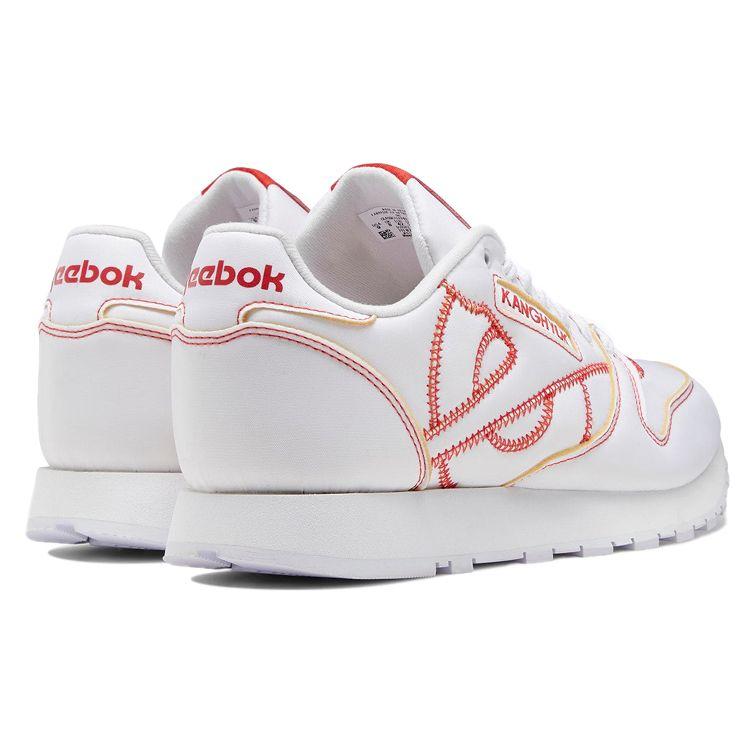 Reebok Kanghyuk X Classic Leather White Primal Red Unisex Sneakers Footwear-White Black GW1069