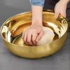 Extra Thick Stainless Steel Bowl Household Large Capacity Baking Bowl Suitable for Mixing Dough Stirring Salads Multi-purposed