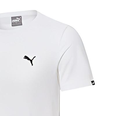 T Shirts Men's White Crew Neck Moderate Straight Fit 834479-02
