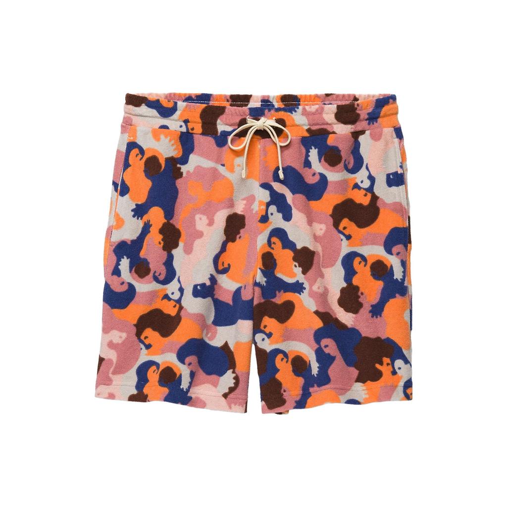 Vans Queer Poets Tyris Winter Shorts Full Print Mid Waist Tied Straight Casual Shorts Men shorts Multicolor VN0008FTBE5