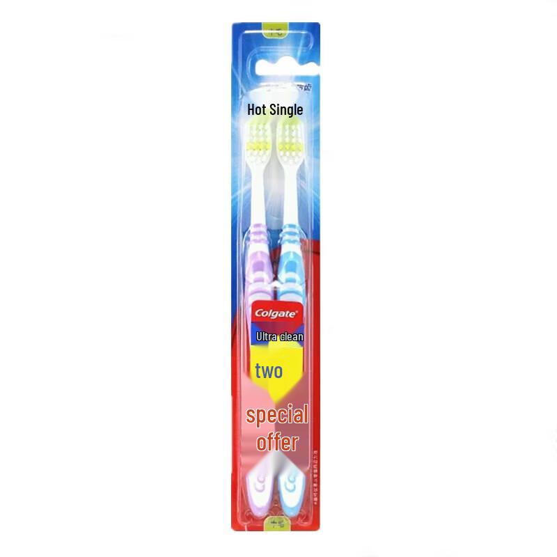 Colgate Ultra Clean Medium Bristle Toothbrush - 8 Pack