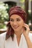 Elegant Women' Turban Daria Bordo 533 Lightweight Tied Even After Chemotherapy