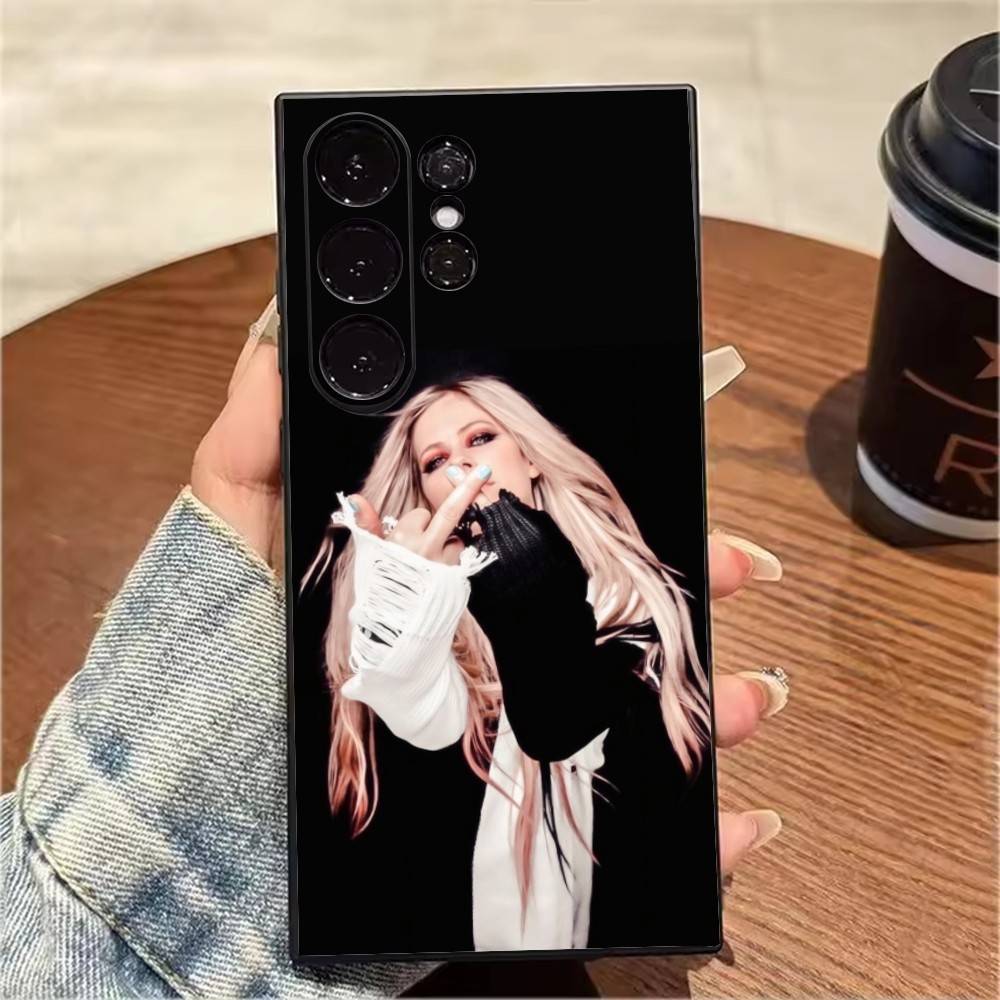 Y2K A-Avril L-LavignES 00S Phone Case For Samsung S25,S24,S21,S22,S23,S20,Ultra,S26,Plus,Fe,Note,5G Black Cover