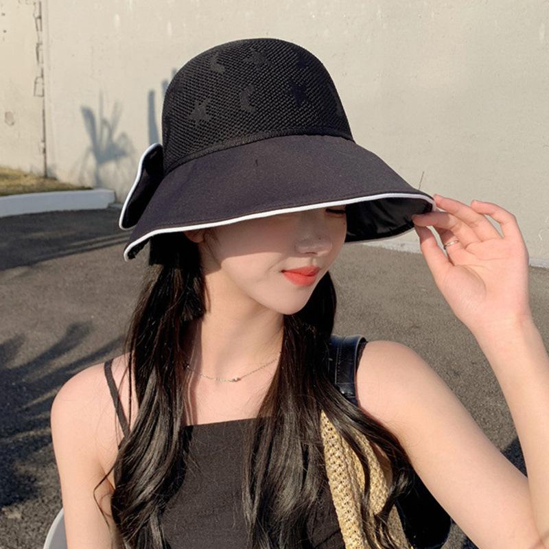 Premium Sun Protection Hat for Women | Summer Bow Fisherman Hat | Lightweight & Portable