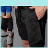 Pantaloncini Sportivi da Palestra Uomo Asciugatura Rapida Traspiranti per Allenamento Corsa Workout Pantaloni Casual