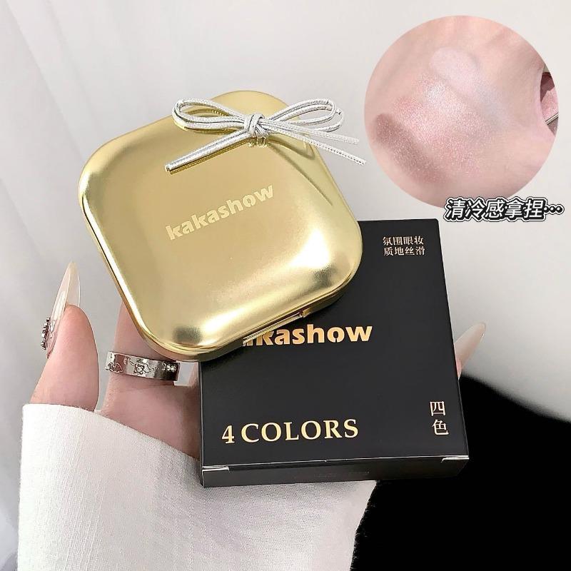 Kakashow 4 Color Eyeshadow Palette Shimmer Matte Fine Pigmented
