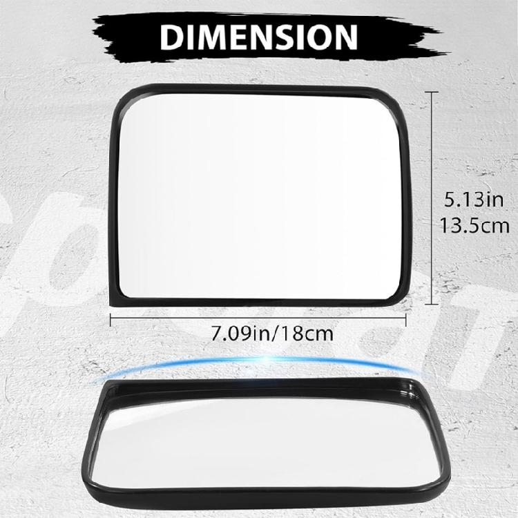 Adjustable Rearview Mirror Golf Cart Replacement Side Mirrors with Screws Gasket Magnetic Side Mirrors Easy Installation