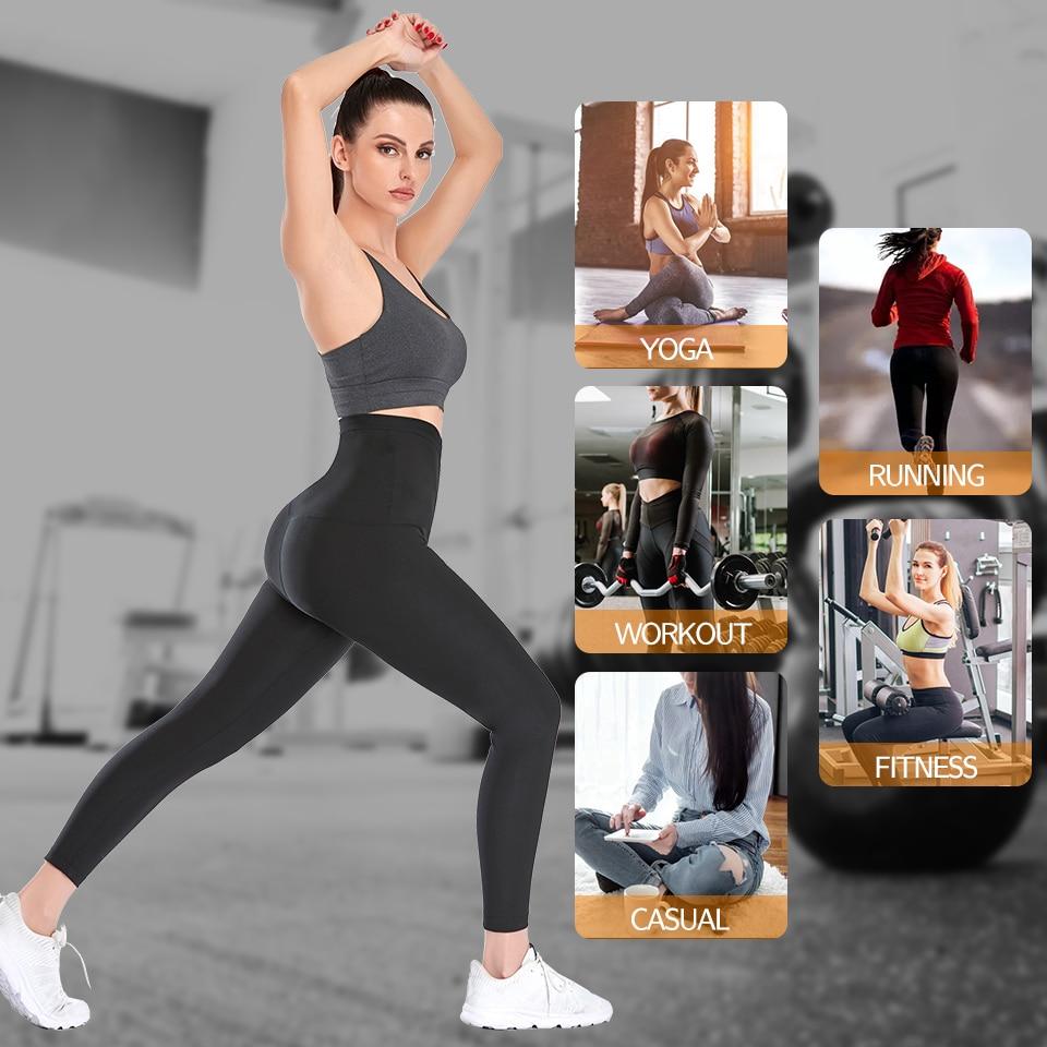 Pantaloni da sauna per donna Pantaloni termici modellanti per il corpo Pantaloni dimagranti Leggings da allenamento per il controllo della pancia Compressione Shapewear