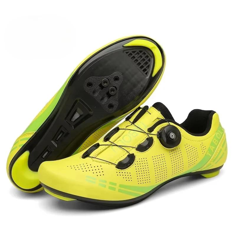 Cycling Shoes MTB Men Self-Locking Road Bike Shoes Speed Sneakers Racing Riding Boots Women SPD Pedal Mountain Bicycle Footwear