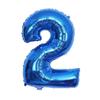 1Pcs 32inch Blue Foil Balloon Number 0 1 2 3 4 5 6 7 8 9 Boys Girls Birthday Party Deep Blue Balloons Party Supply