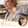 Shiatsu Neck And Shoulder Massager with LED Red Light Kneading Spine Back Muscle Relaxer for Home Use  Shoulder Massage Shawl