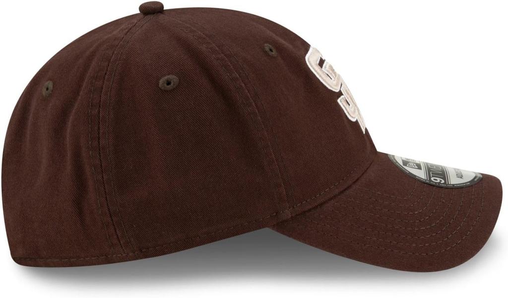 New Era 9TWENTY Baseball Team LA Soft Cross Adjustable NEWERA 9TWENTY One Padres Brown Cap, 920, Yankees, Dodgers, Baseball, NYY, Strap, Hat, (JP,