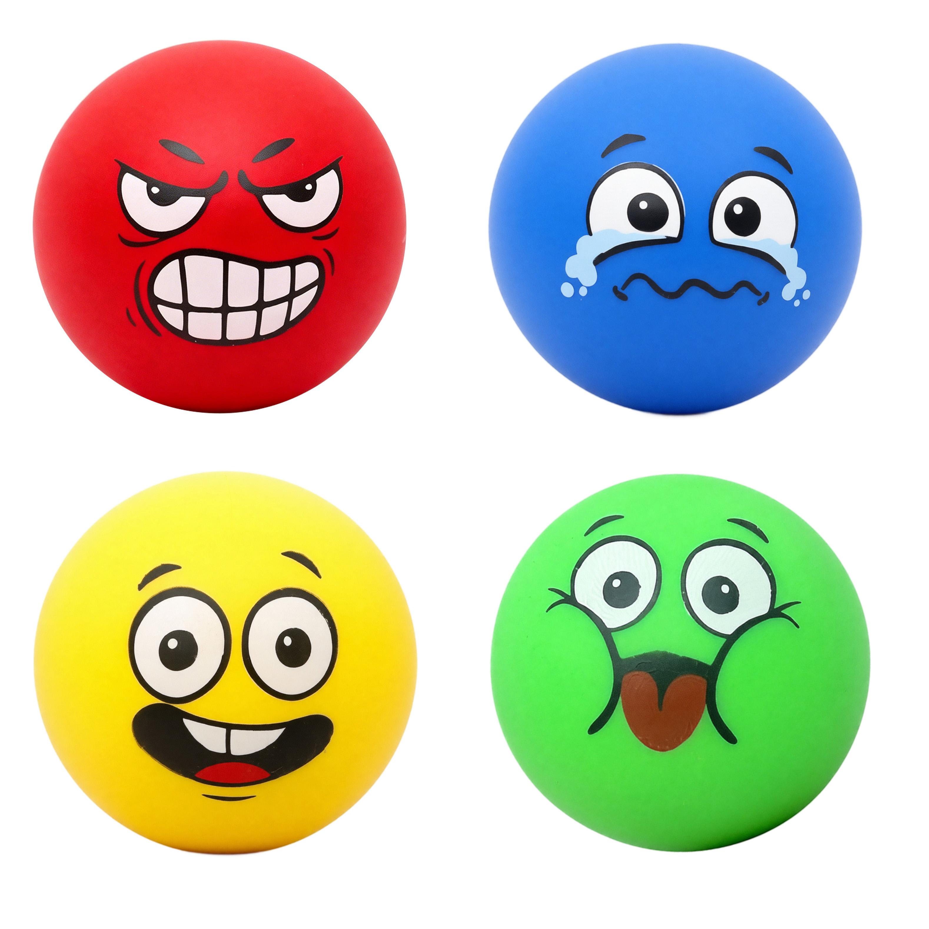 4 Pack Slow Rising Toys 6cm TPR Stress Balls Sensory Toy for Kids Adults - Color Box One Size