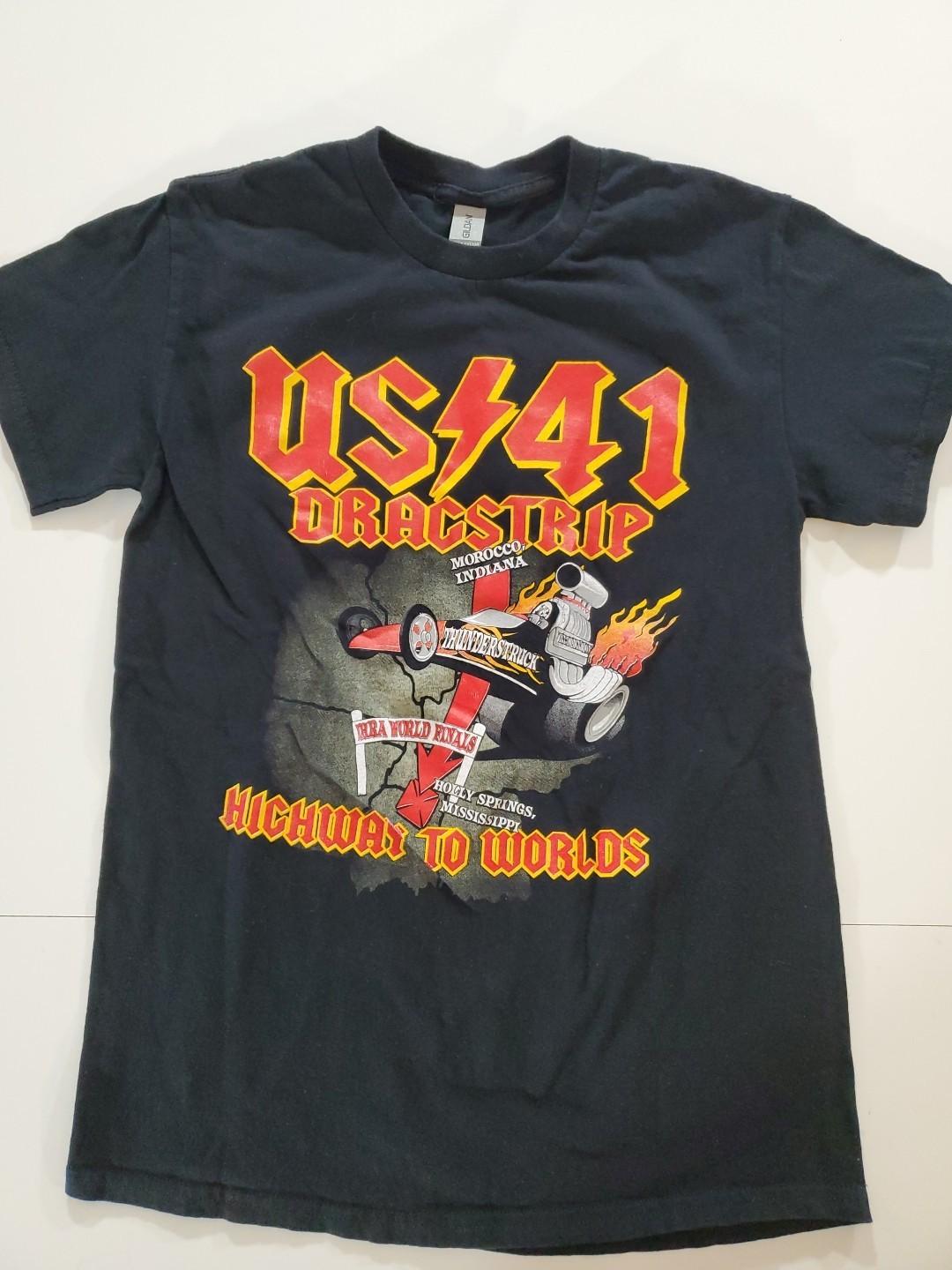 TBRA World Finals Highway to Worlds US 41 Dragstrip Morocco Indiana T-Shirt S Unisex T-Shirt M
