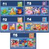 Magnetic Puzzle - Level 3 - Pirates, Guard, Dinosaurs