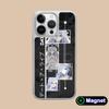Date a Live Mio Takamiya Silver Plating Magsafe Mobile Phone Case for iPhone 17 16 15 14 13 12 11 Air Pro Max Plus Colorful