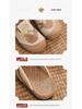 2025 Ethnic Women's Embroidered Outdoor Flat Slippers with Linen Midsole