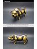 Luxurious Brass Zodiac Pig Figurine: Decorative Ornament for Living Room, Office, or Entrance
