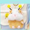 Hamster Plush Toy Keychain With Pp Cotton Filling For Kids And Collectors