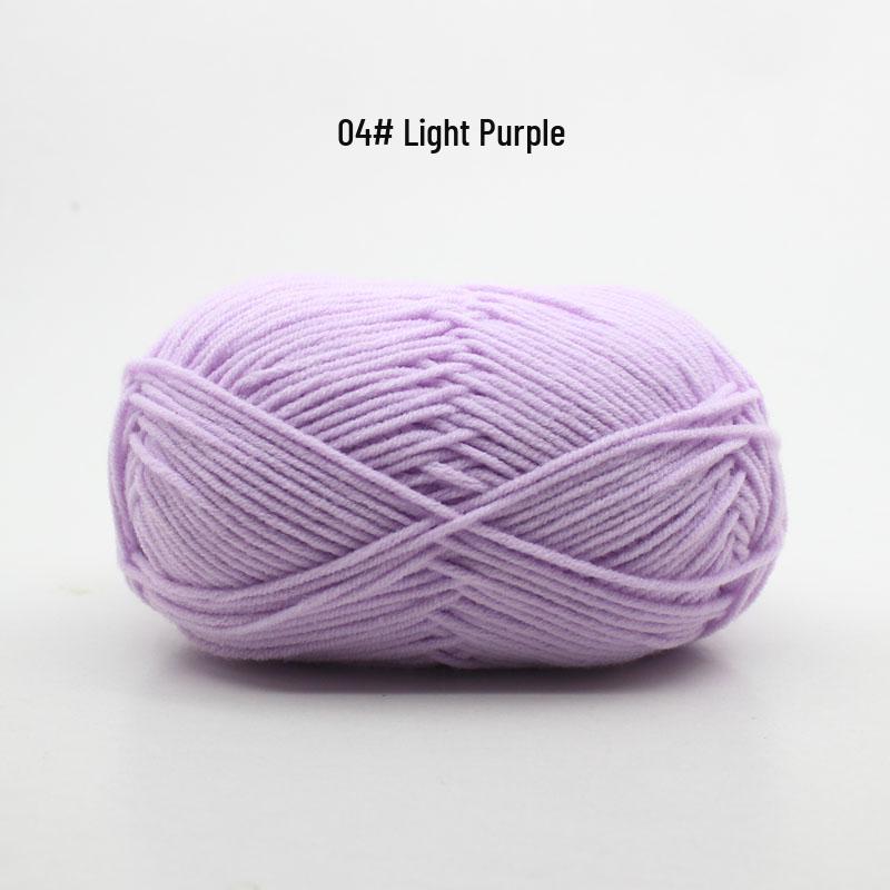 Medium Thick Handmade Cotton Baby Yarn for Knitting, Crochet, and DIY Projects