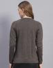 MONTE CARLO Mouse Grey Mix Solid V Neck Cardigan