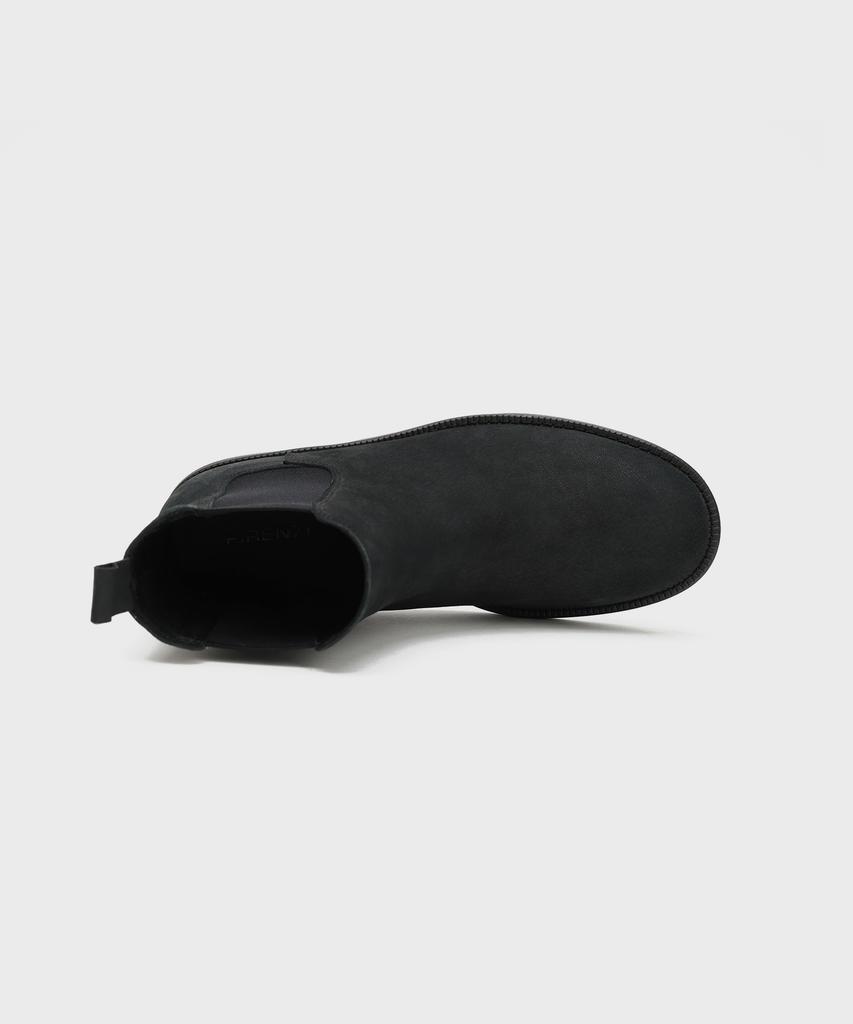 Firenze Atelier [Vibram] All Day Round Toe Chelsea Boots 2600 [Natural Black]