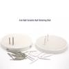 Porcelain Ceramic Firing Tray and Pin Rack for Dental Prosthetics