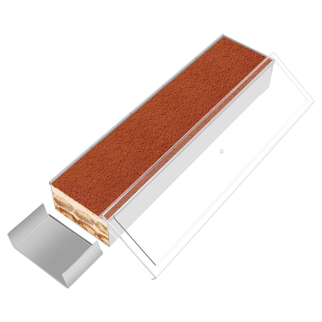 Tiramisu Cake Mold Removable Baking Molds Stainless Steel Tiramisu Cake Baking Tray Non-Stick Mousse Mold for Baking Accessories