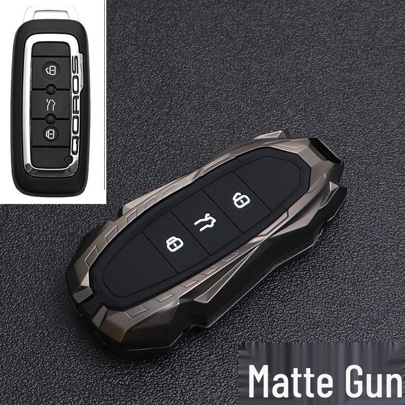 Premium Metal Protective Shell for 2021 Qoros 5 Key - Fits Qoros 3/5/7