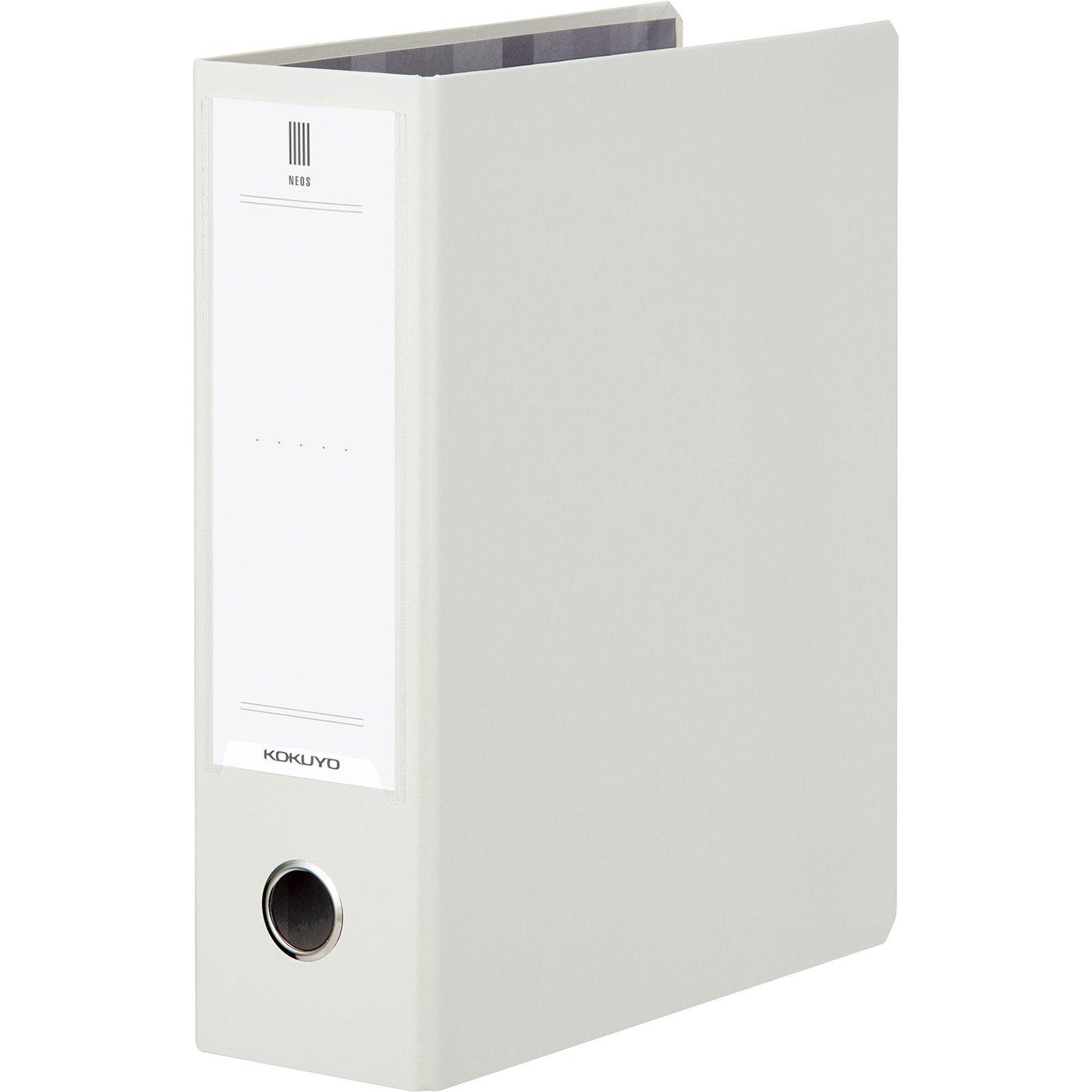 

KOKUYO File Tube File NEOS A4 80mm 2 Holes Off White F-NE680W