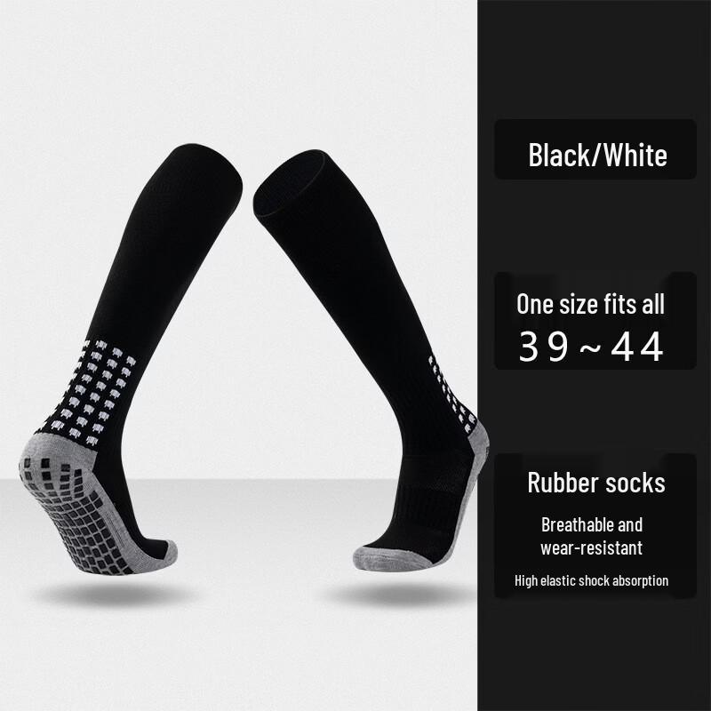 Miling Men s Breathable Lightweight Over-the-Calf Soccer Socks One Size