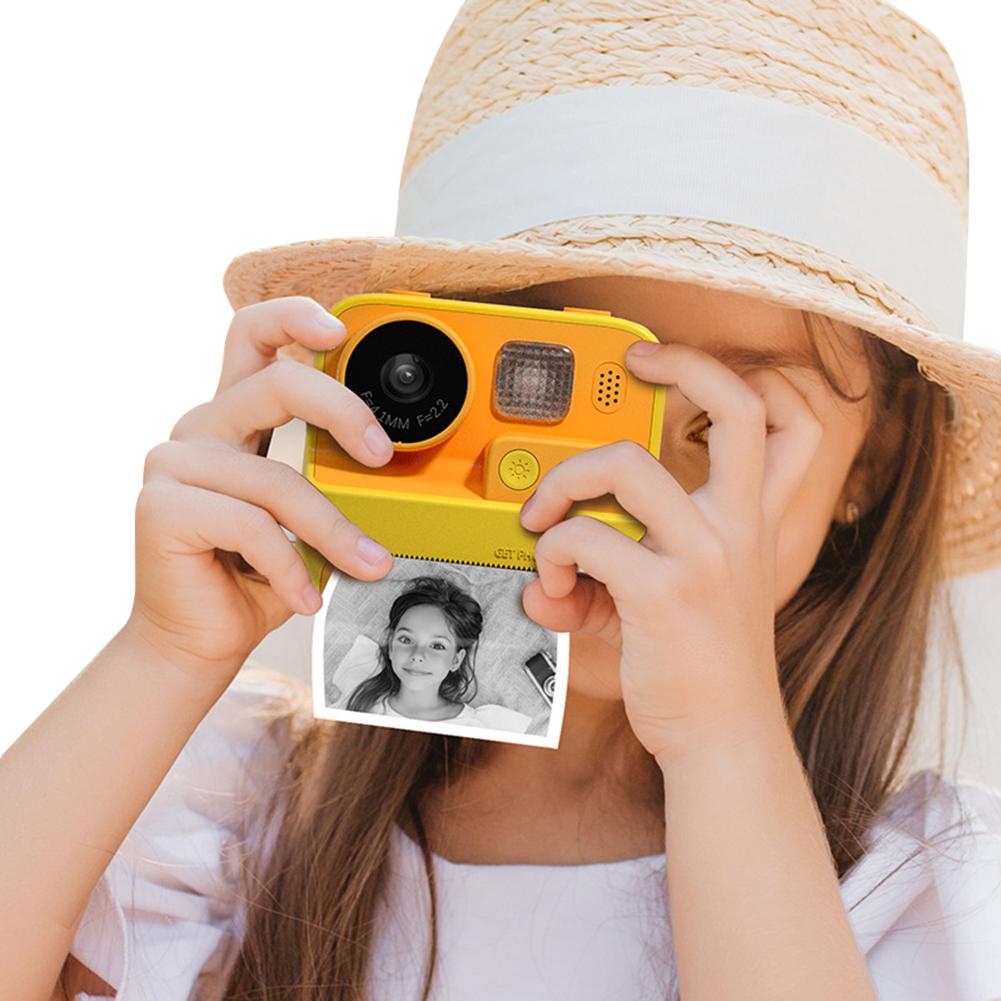 Child Camera Instant Print 48MP Mini Thermal Printer with Thermal Print Paper Zero Ink Toys Gifts for Christmas/Birthday/Holiday