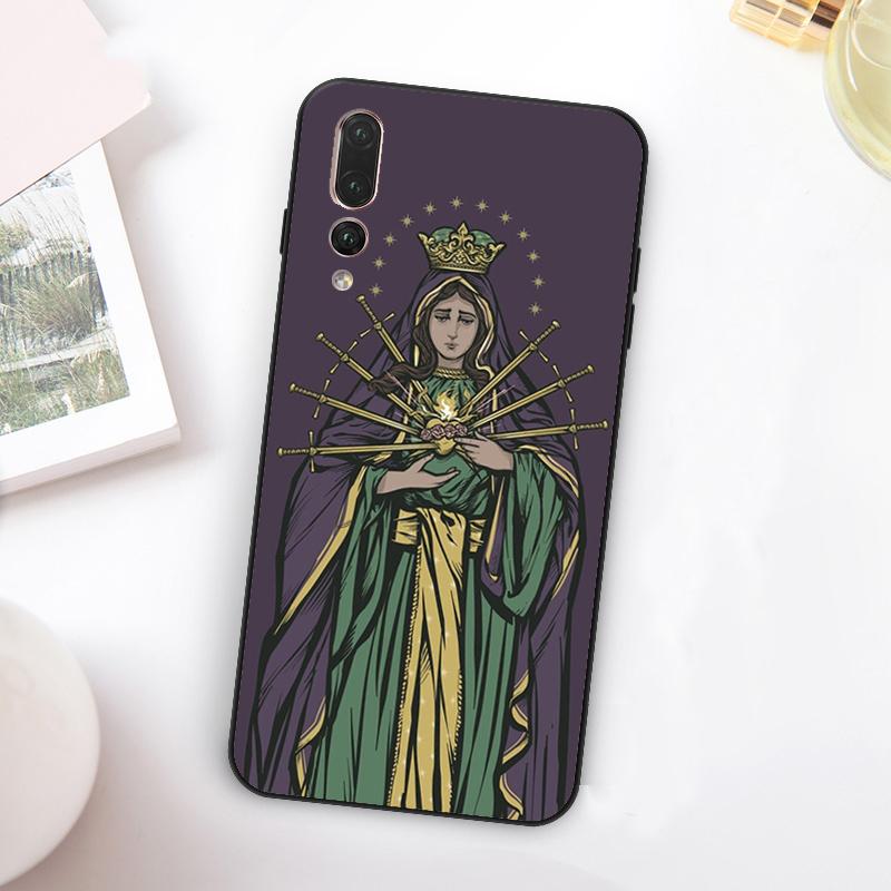 Virgin Mary Christian For Huawei Nova Y60 Y70 Y90 Y72 Y73 Y61 Y91 7i 8i 11i 12i 12s 9 10 SE P20 P30 P40 Lite Case